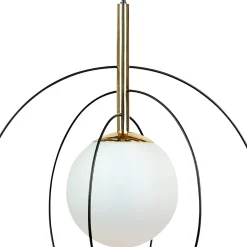 Euluna riippuvalaisin Spinn, 1-lamppuinen, lasi, Ø 35 cm