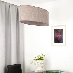 Euluna riippuvalo Celine, cappuccino, chenille-kangas, 80 cm