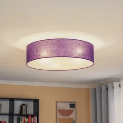 Euluna rullahuopa, kangassävy violetti, Ø 50 cm