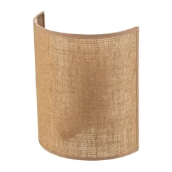 Euluna seinävalaisin juutti, ruskea, tekstiiliä, 24 cm korkea, E27
