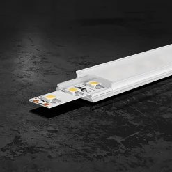 EVN APFLAT4 -alumiiniprofiili, 200 cm, U-profiili