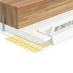 EVN APTBU -profiili seinäsuunnattu 100cm valkoinen