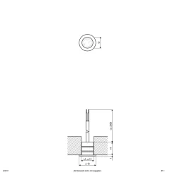 EVN LD2101 -uppovalo 12V IP68 Ø 1,8 cm 0,2W 860