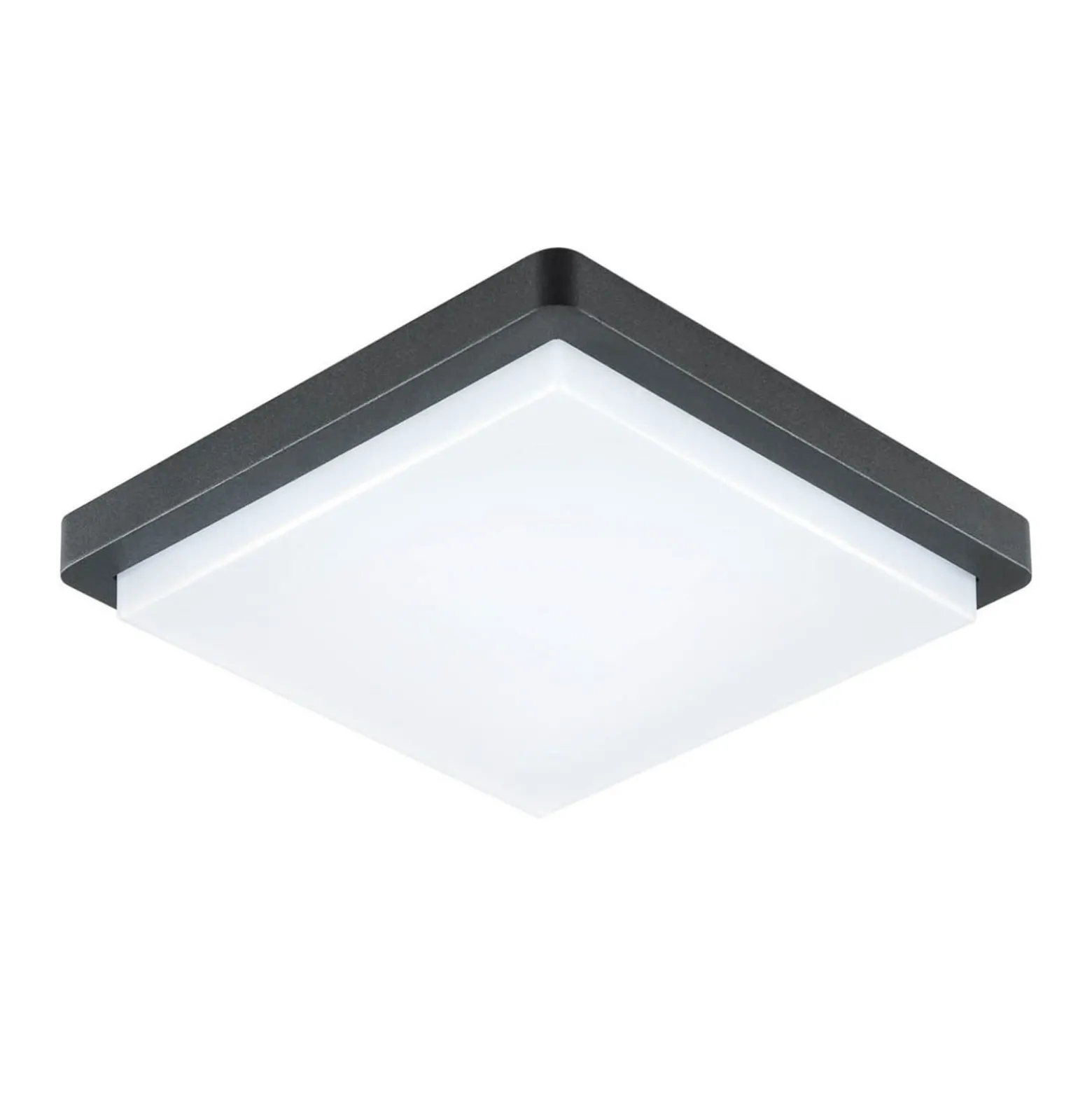 EVN LED ulkokattovalaisin Tectum, 23x23 cm, antrasiitti, 150°