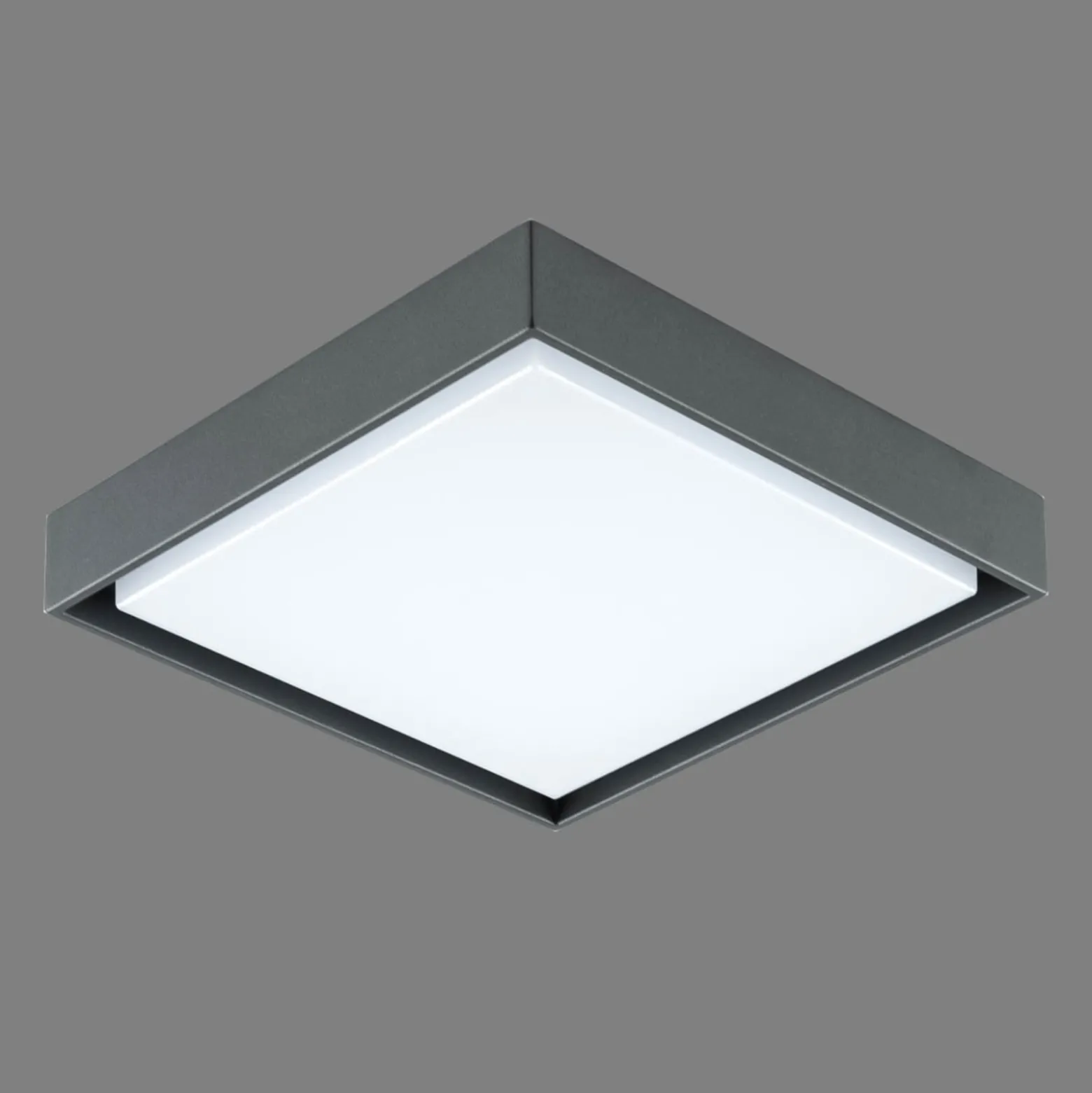 EVN LED ulkokattovalaisin Tectum, 24x24 cm, antrasiitti, 110°