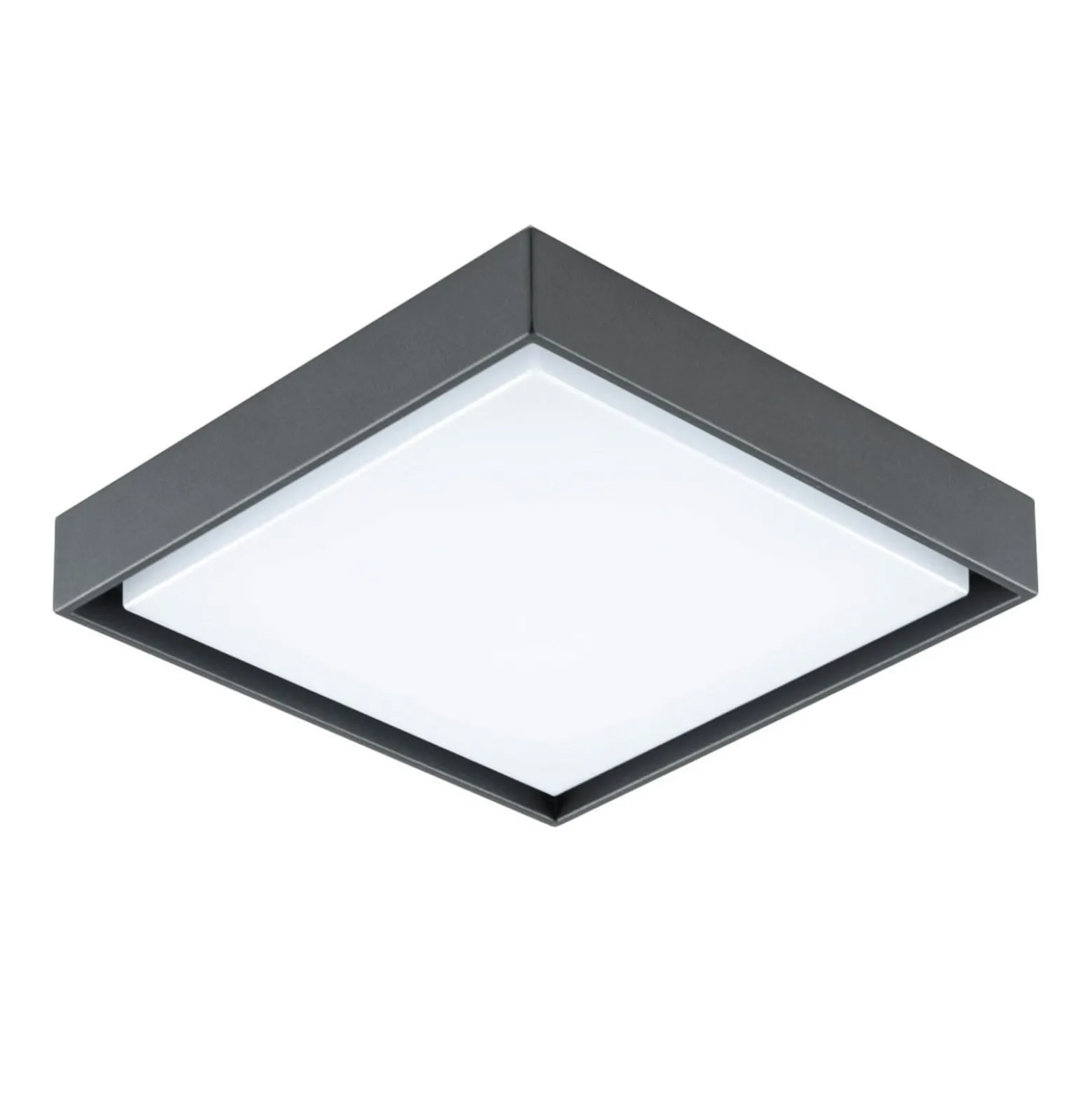 EVN LED ulkokattovalaisin Tectum, 24x24 cm, antrasiitti, 110°