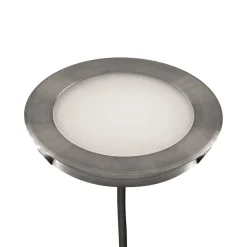 EVN L67101502 Upotettava lattiavalaisin, Ø 8,5 cm, 3 000K