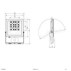 EVN Panthera -kohdevalaisin ulos, IP44 30W 4 000 K