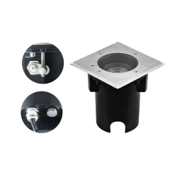 EVN Pentola uppovalo ruostumaton teräs 13,5x13,5 3.000K