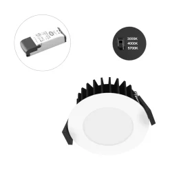 EVN Solido68 LED upotettu kattovalaisin 7W valkoinen