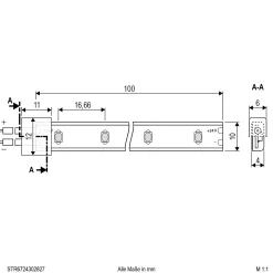 EVN STR6724 LED-nauha IP67 5m 24W 2,700K