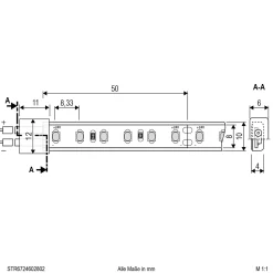 EVN STR6724 LED-nauha IP67 5m 48W 3,000K