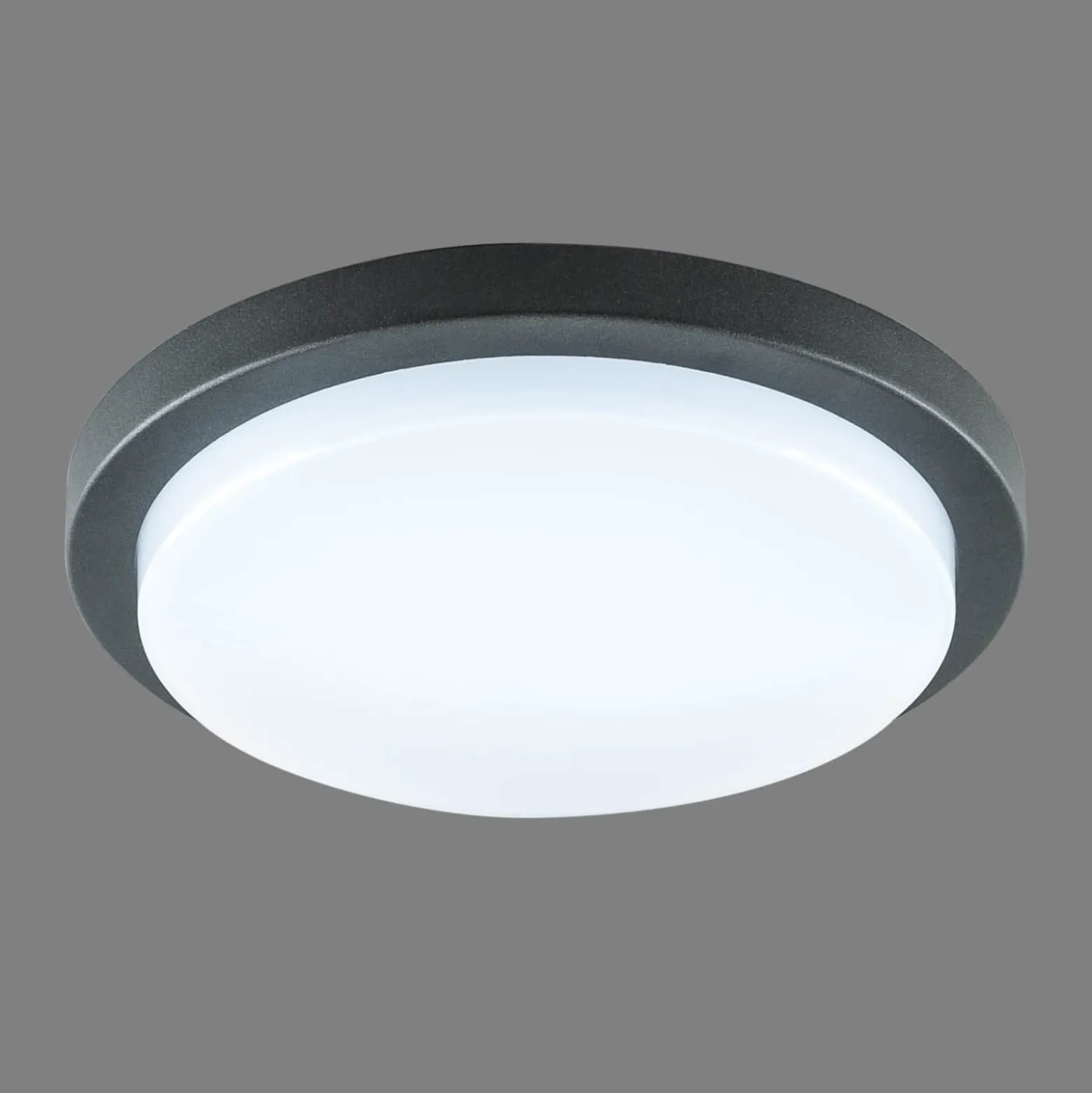 EVN Tectum -LED-ulkokattovalo pyöreä, Ø 24,6 cm