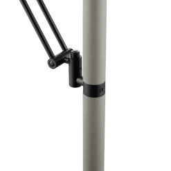 Evolo CCT LED-lattiavalaisin lukuvalaisimella, taupe