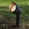 EXPLORER-LED-maapiikkikohdevalo, tummanharmaa, Ø 9 cm, IP54