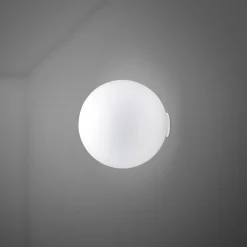 Fabbian Lumi Sfera -seinävalaisin lasia, Ø 20 cm