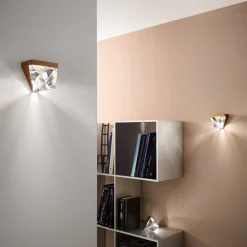 Fabbian Tripla -LED-seinävalaisin, pronssi