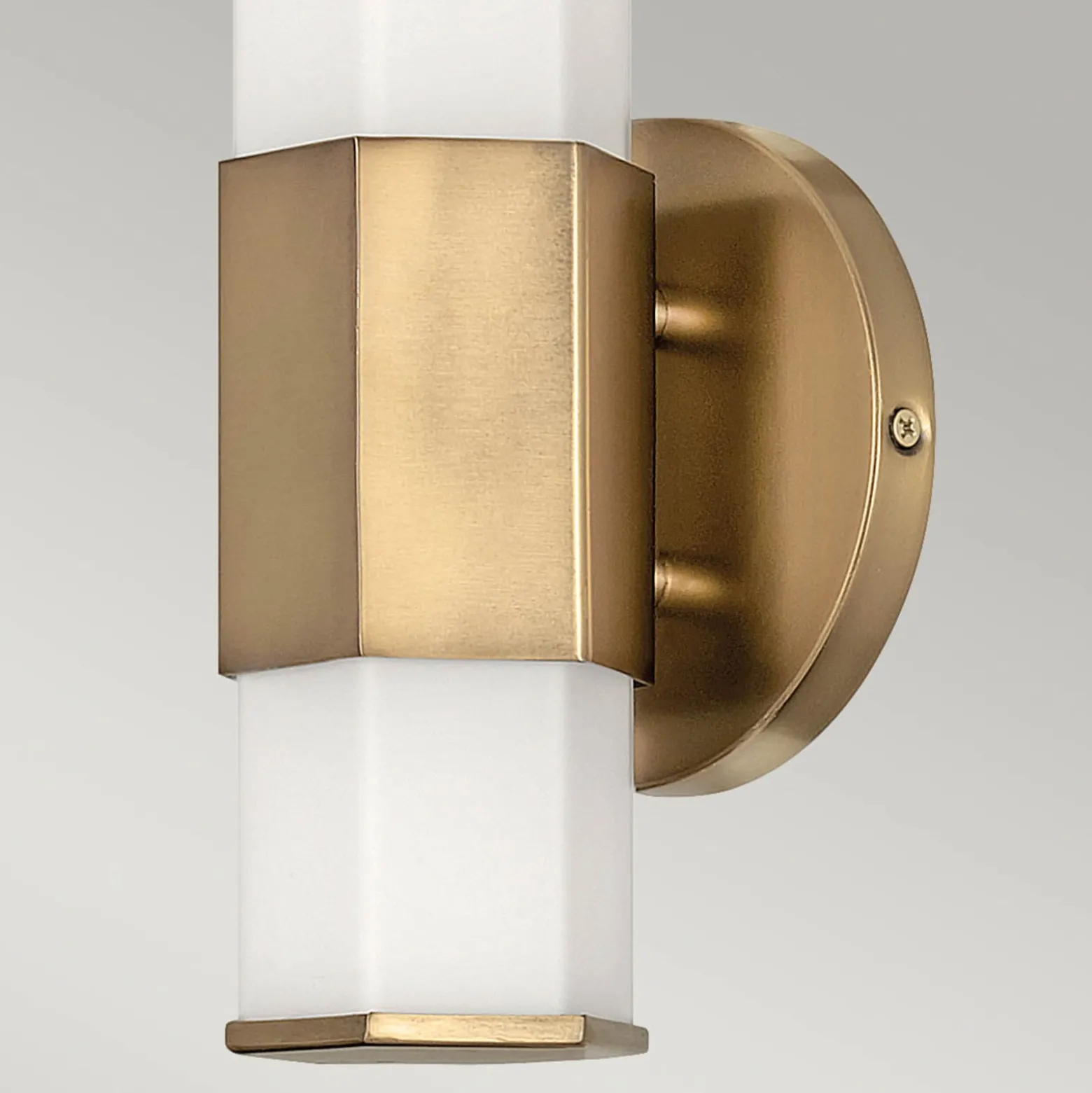 Facet Single kylpyh. LED-seinälamppu 3000K messink