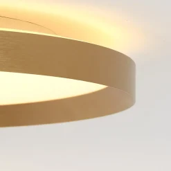 Flady LED-kattovalaisin, kullanvärinen, Ø 40 cm suora/epäsuora