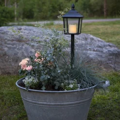 Flame Lantern -LED-hautalyhty, korkeus 52 cm