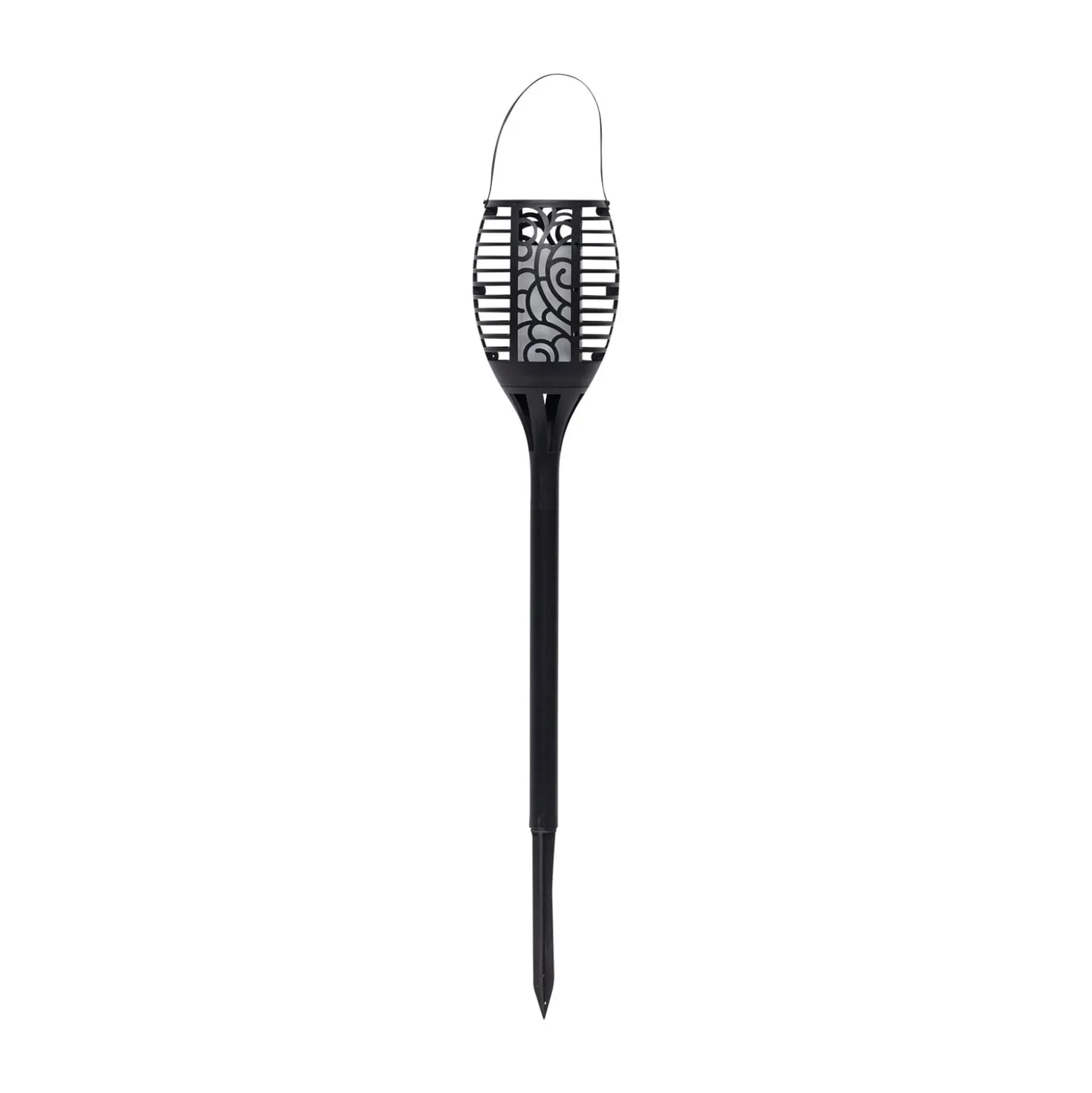 Flame LED-aurinkolamppu, kolme käyttövaihtoehtoa, 42 cm