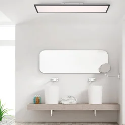 Flat-LED-paneeli CCT, musta 119 x 29 cm