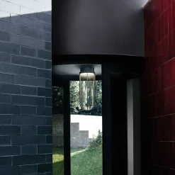 FLOS In Vitro Ceiling, 2700K, tummanruskea