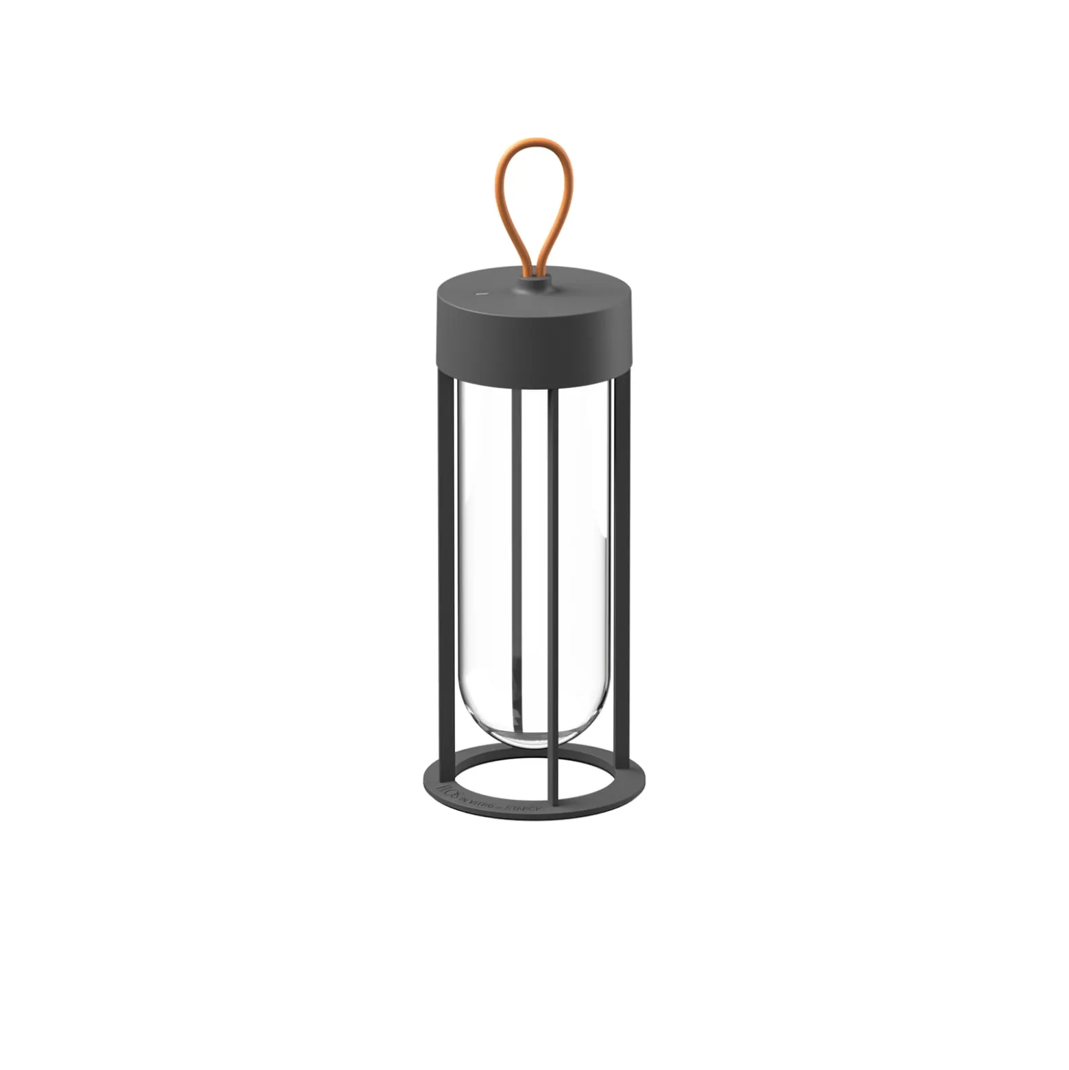 FLOS In Vitro Unplugged -LED-valo, harmaa 2 700 K