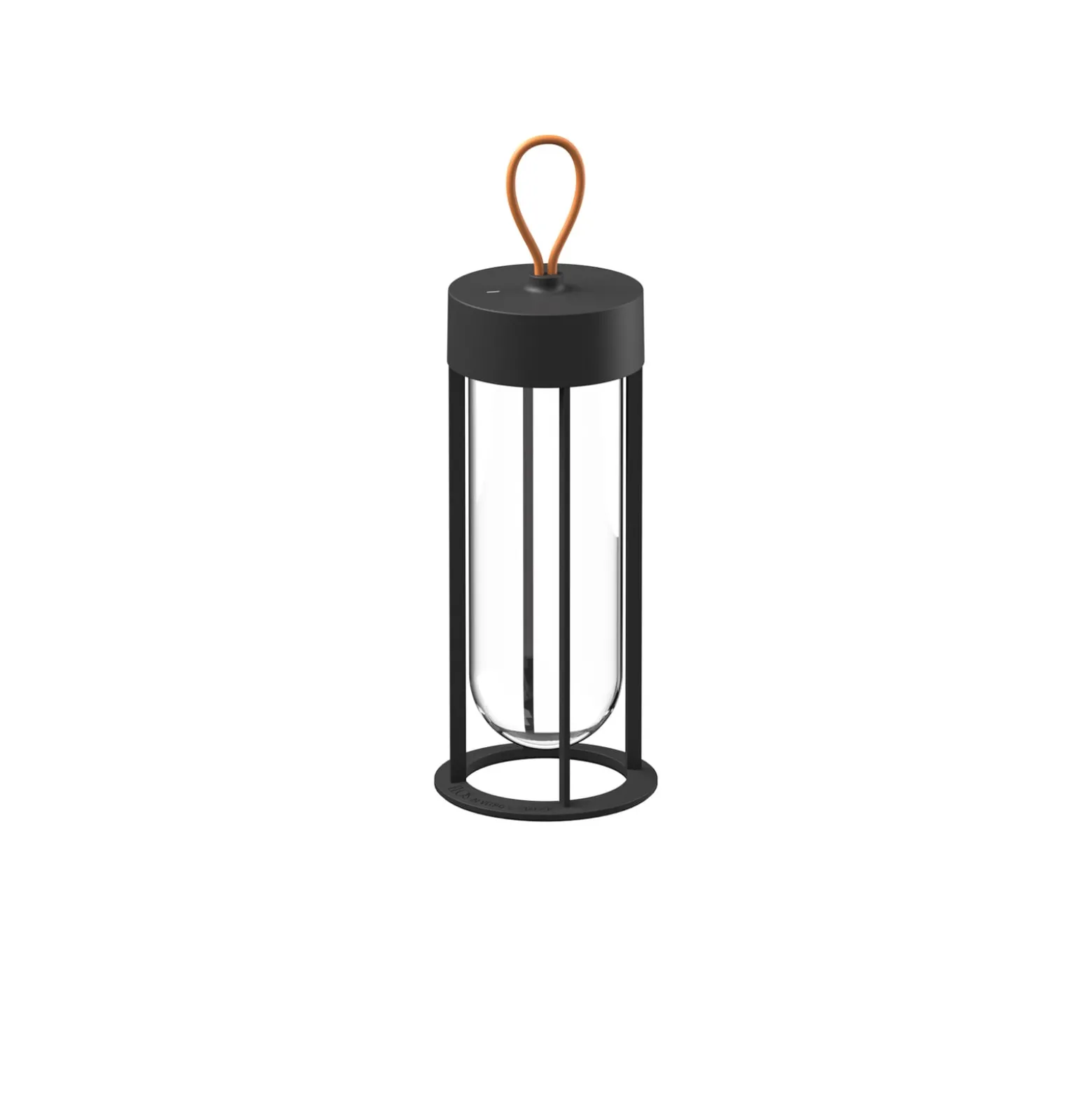 FLOS In Vitro Unplugged -LED-valo, musta 2 700 K