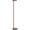 FLOS Oblique Floor -LED-lattiavalo 927 USB ruskea