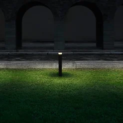 FLOS Pointbreak Bollard 2, 2700K antrasiitti 90cm
