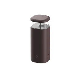FLOS Pointbreak Bollard 2, 2700K tummanruskea 30cm