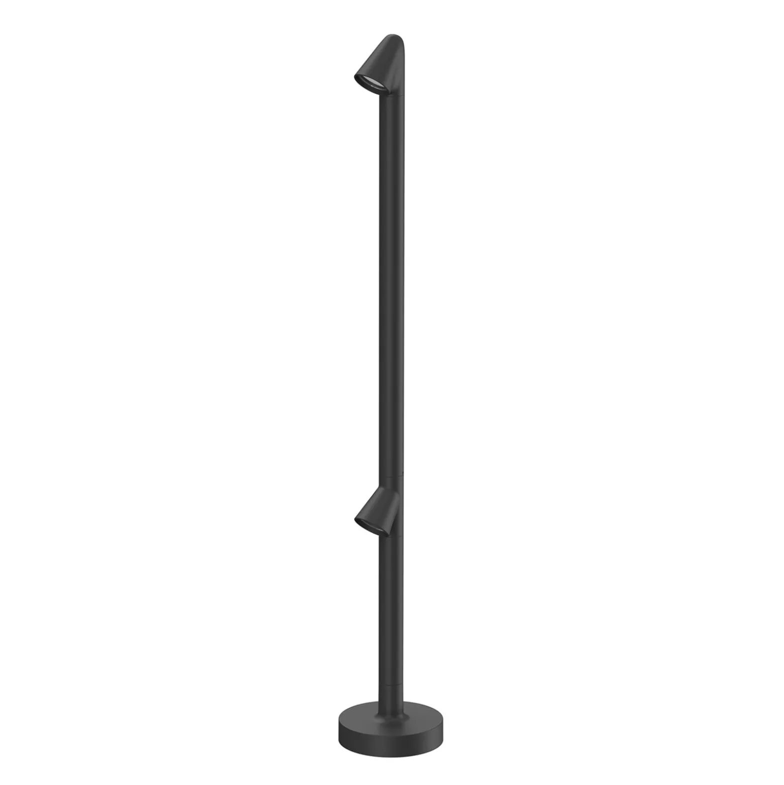 FLOS Walkstick 2 Double-pylväsvalaisin 2700K musta