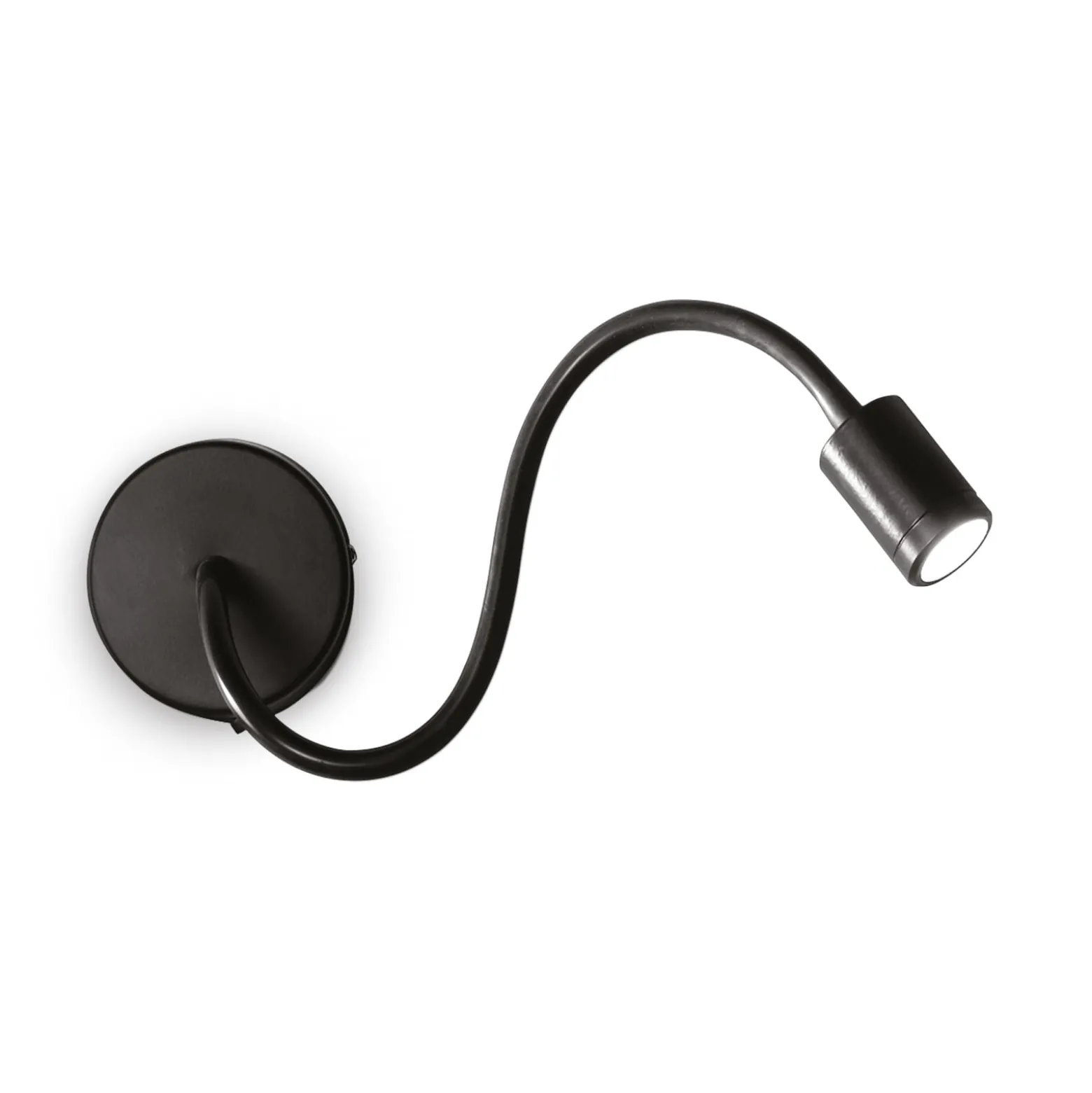 Focus joustava LED-seinävalaisin, musta