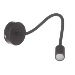 Focus joustava LED-seinävalaisin, musta