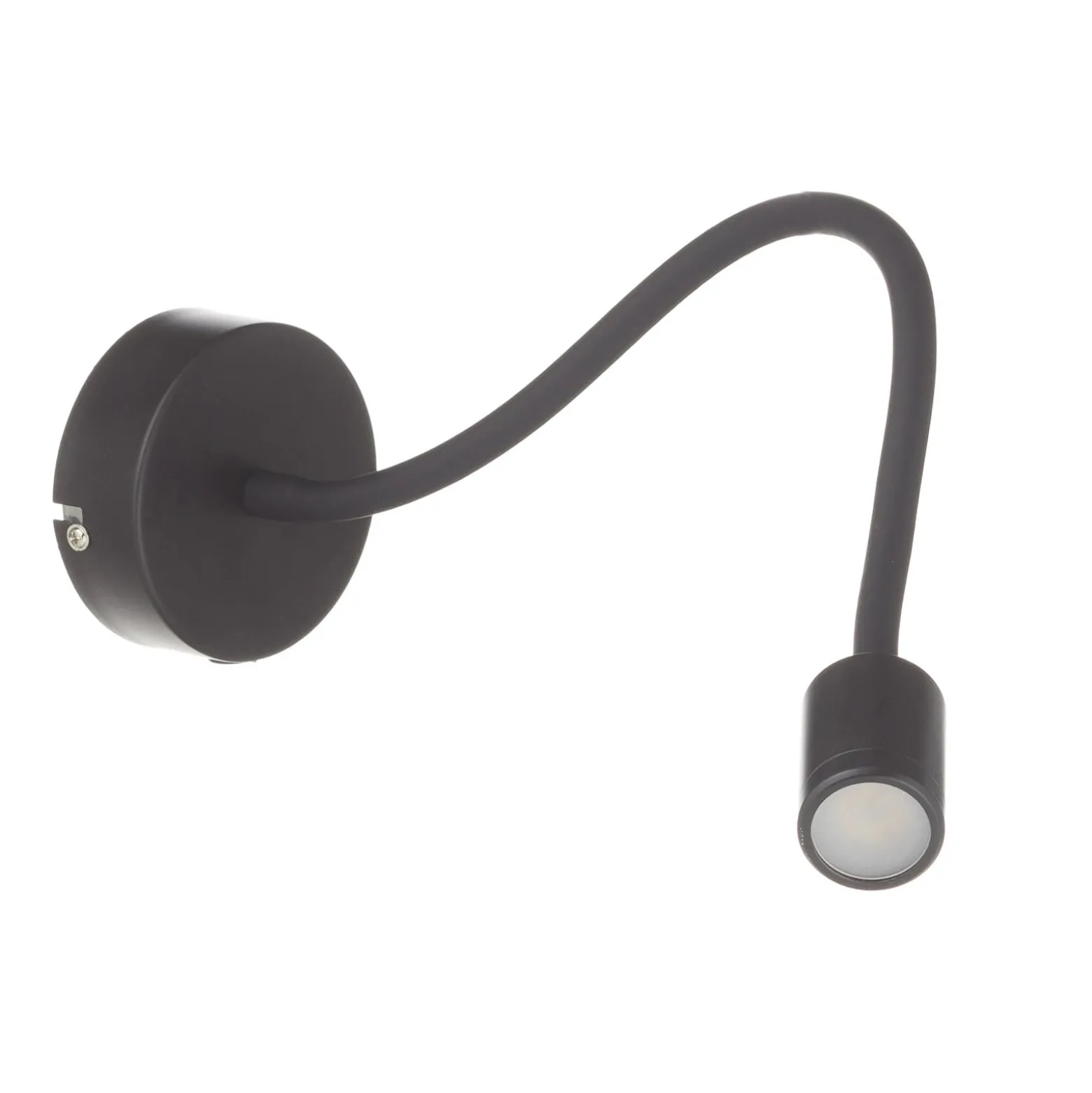 Focus joustava LED-seinävalaisin, musta