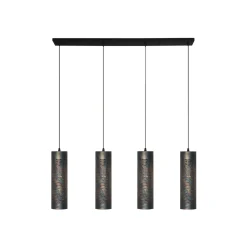 Forato riippuvalaisin, pituus 120 cm, ruskea, 4-valo, metallia