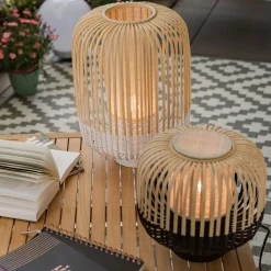 Forestier Bamboo Light S -pöytälamppu 24 cm musta