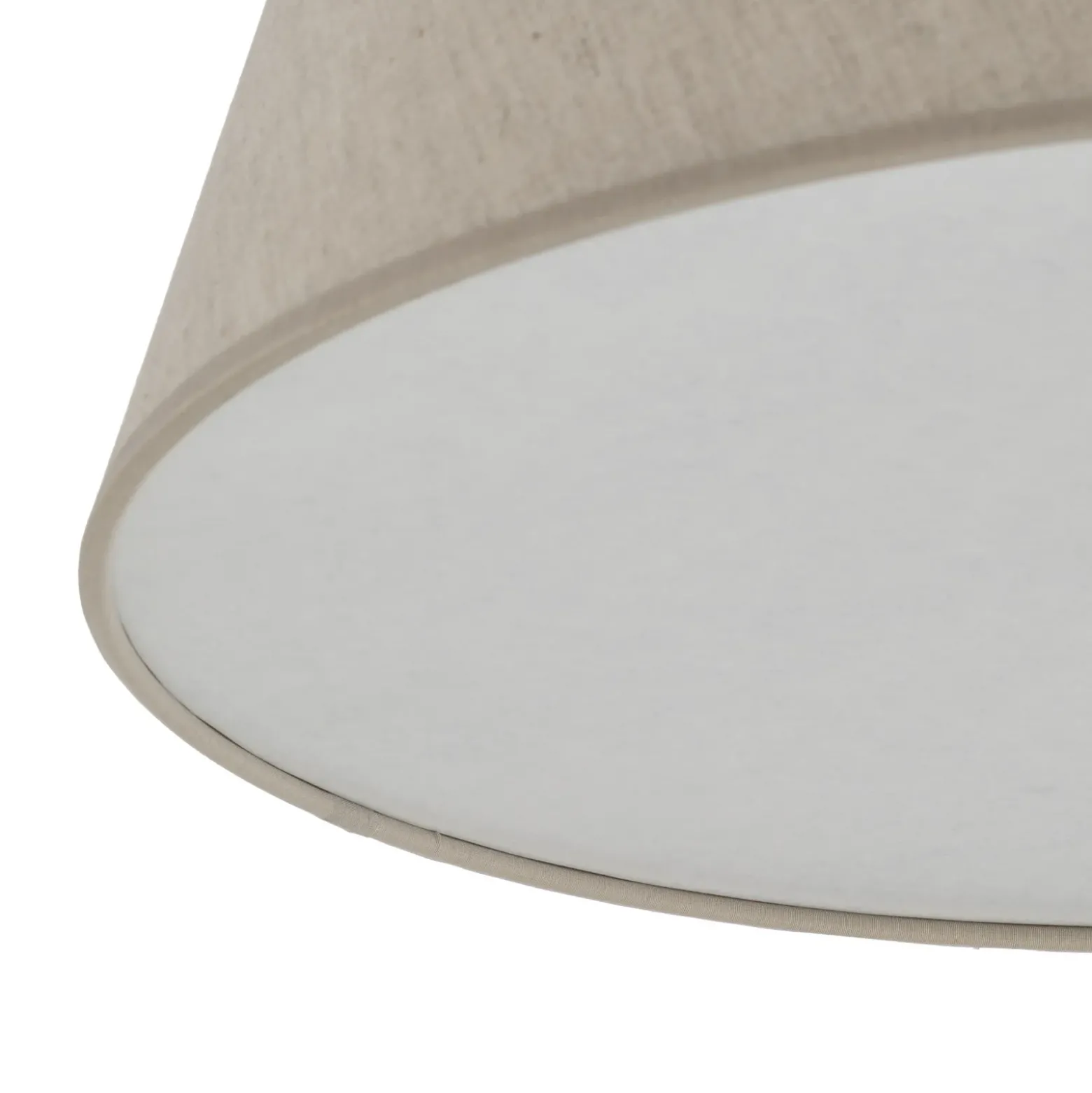 Formo-kattovalaisin, beige, pellava, Ø 38 cm, E27