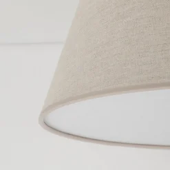 Formo-kattovalaisin, beige, pellava, Ø 38 cm, E27