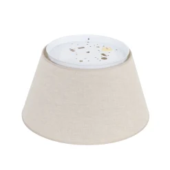 Formo-kattovalaisin, beige, pellava, Ø 38 cm, E27