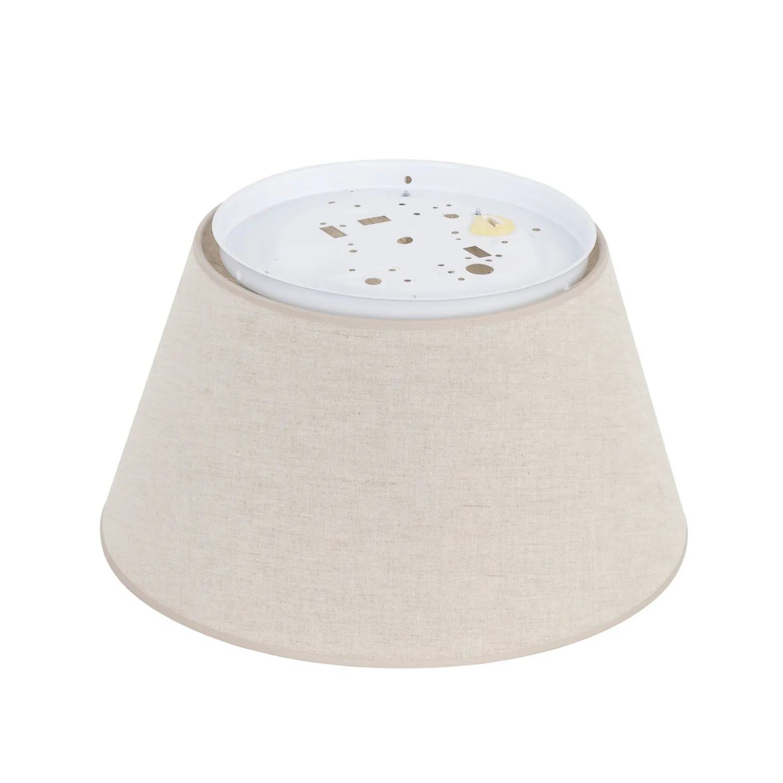 Formo-kattovalaisin, beige, pellava, Ø 38 cm, E27