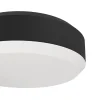 Fornaci-LED-ulkoseinälamppu, musta, leveys 16 cm, metallia