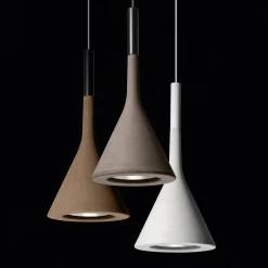Foscarini Aplomb Mini -riippuvalaisin, betoni, ruskea