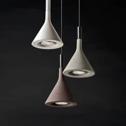Foscarini Aplomb Mini -riippuvalaisin, betoni, ruskea