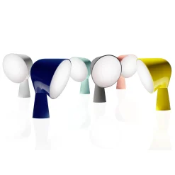 Foscarini Binic -designpöytävalaisin, sininen