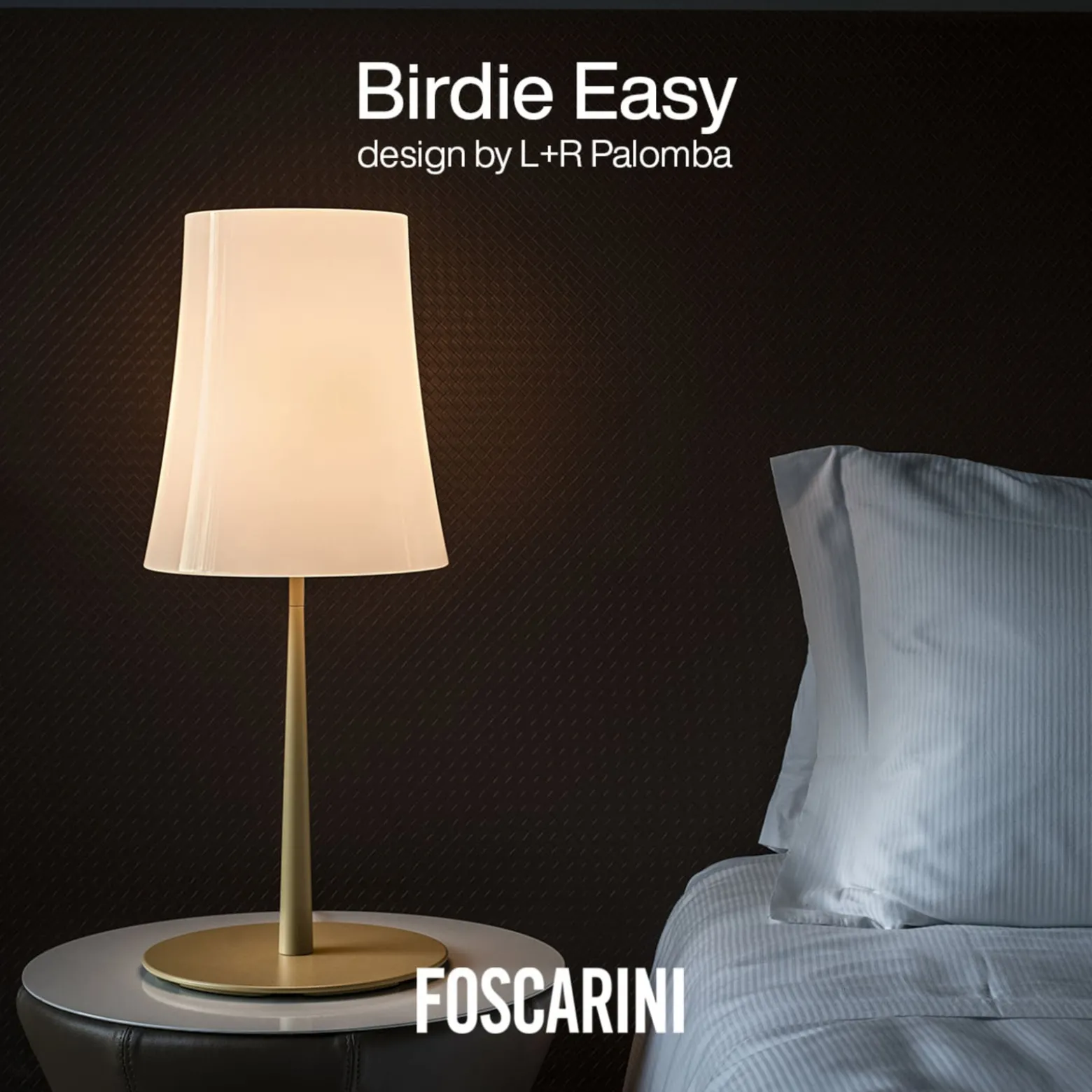 Foscarini Birdie Easy Grande-pöytälamppu keltainen