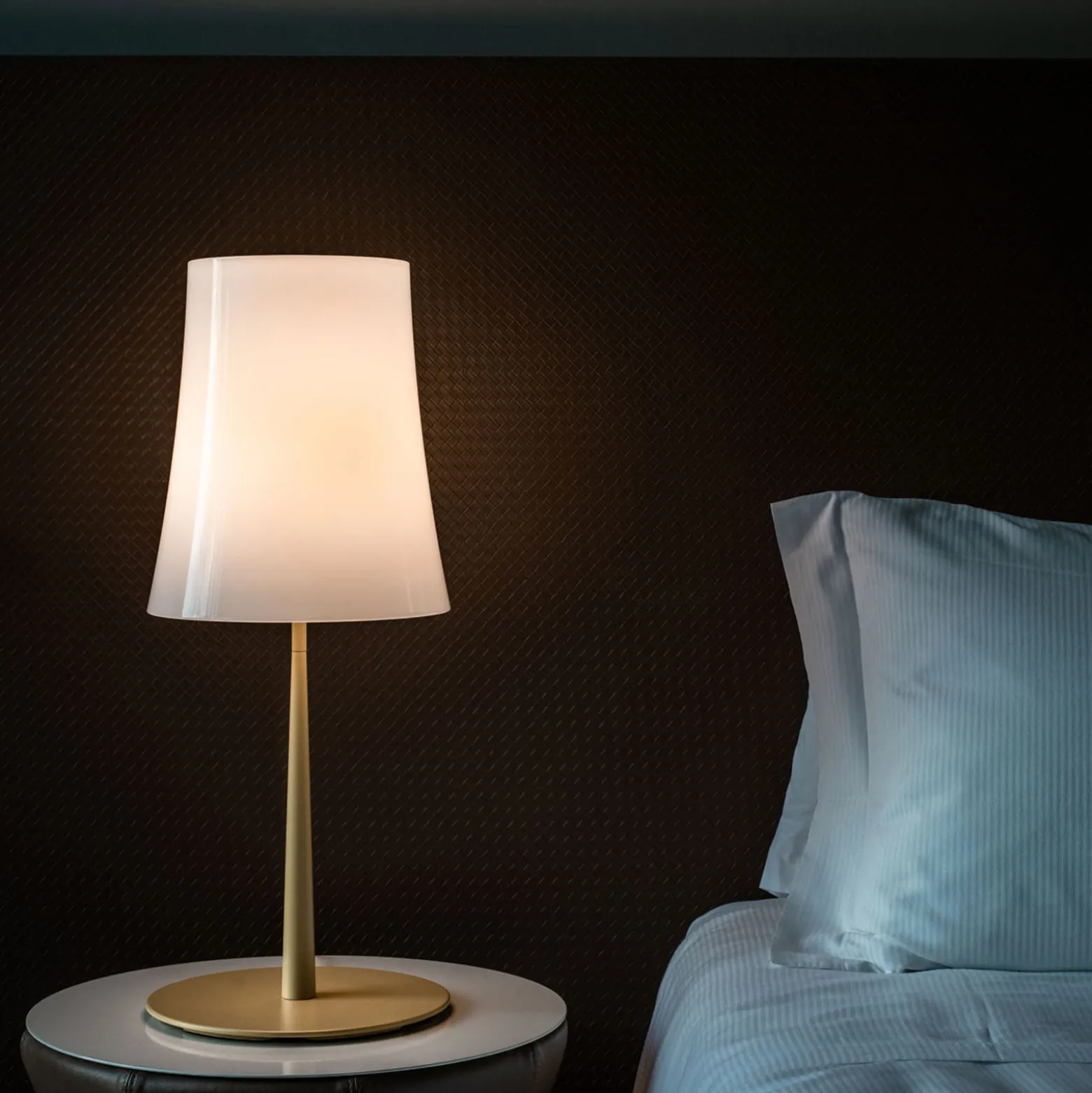 Foscarini Birdie Easy Grande-pöytälamppu keltainen