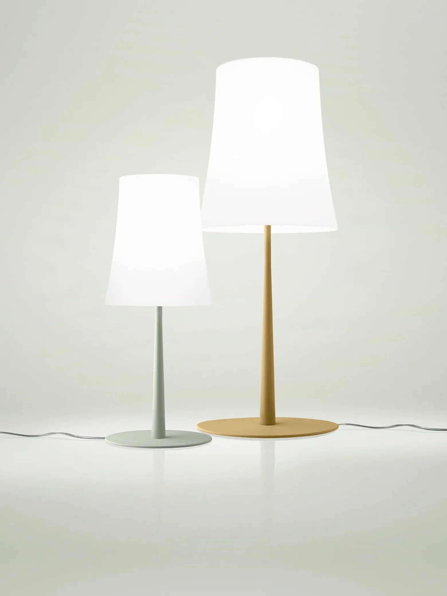 Foscarini Birdie Easy Grande-pöytälamppu keltainen