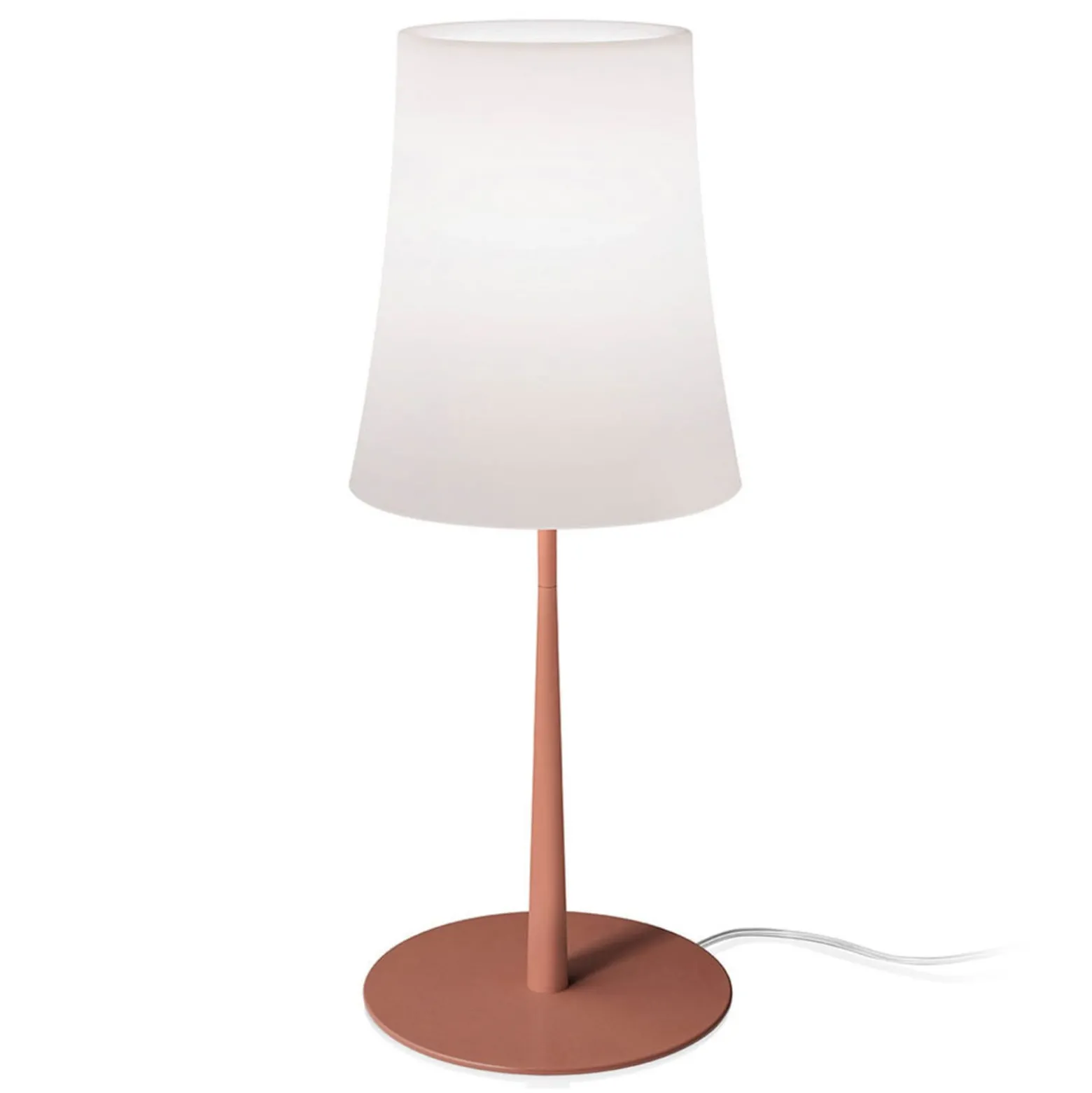 Foscarini Birdie Easy Grande pöytälamppu tiilenpunainen